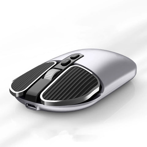 New Ultra Slim Rechargeable Wireless Bluetooth Dual Mode Mouse For PC Mac Tablets