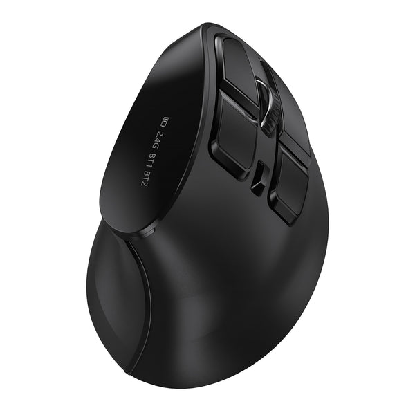 New Super Compact Ergonomic Rechargeable Bluetooth Wireless Mouse For PC Smart TV IOS