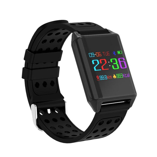 New 0.95 Inch OLED Color Screen Smart Watch Blood Oxygen Pressure Heart Rate Monitor Pedometer for Android IOS Windows