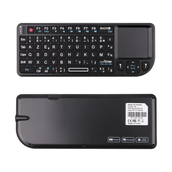 New Portable Wireless Compact Keyboard With Touchpad & Backlight For PC IOS Android Tablets