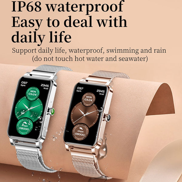 New Ultra Slim Women's Multisport IP68 Waterproof Bracelet Smartwatch Fitness Tracker