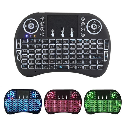 New Mini Wireless Portable Keyboard Remote With Backlight For PC Android TV iPad