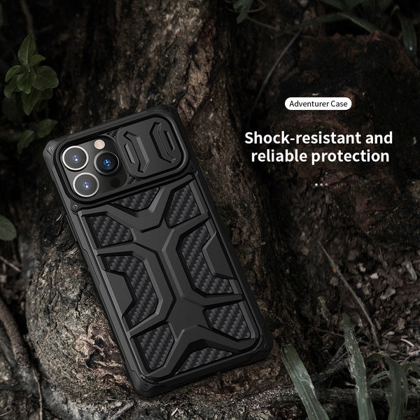 New Adventurer's Protective Cover Case With Camera Slide Protection For iPhone 14 13 Series
