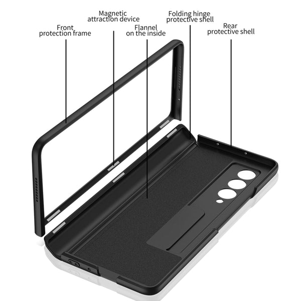 New Magnetic Ultra Thin Protective Case With Kickstand For Samsung Galaxy Fold & Flip 3 Series