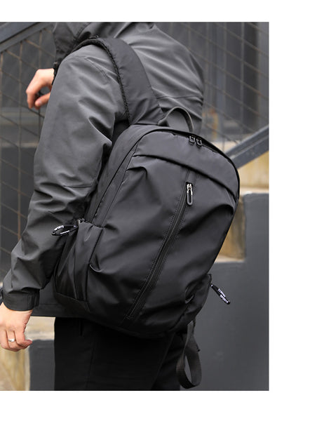 New Nylon Water-Resistant Travel Backpack Laptop Bag With USB Port