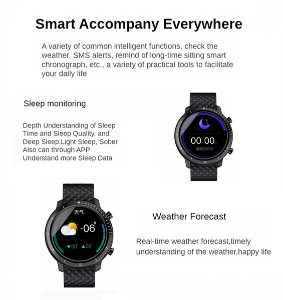 New Super Lightweight Multisport Fitness Tracker Sport Smart Watch For Android IOS