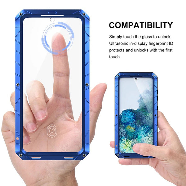 New Protective Aluminum Metallic Bumper Cover Case For Galaxy 21 20 Note 20 Series