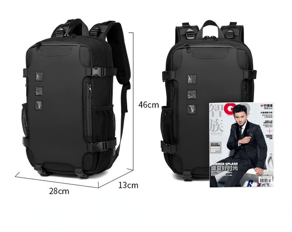 New Large Capacity Water-Resistant Outdoor Travel 15.6 Inch Laptop Backpack With USB Port