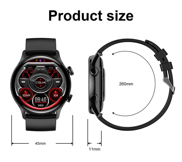 New IP68 Water-Resistant Fitness Tracker Bluetooth Men's Sports Smart Watch For Android IOS
