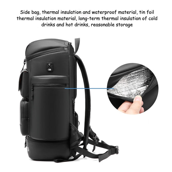 New 17 Inch Large Capacity Outdoor Mountaineering Travel Backpack With Shoe Compartment
