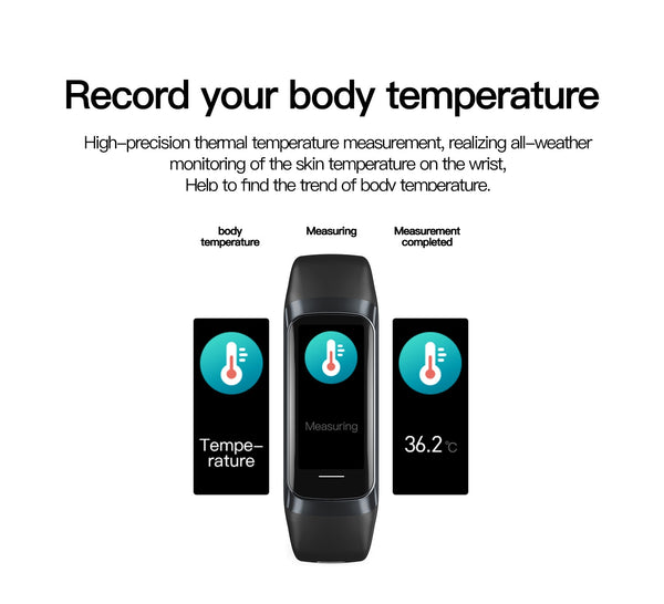 New Super Compact Sport Fitness Tracker Bracelet Women's Smart Watch For Android IOS