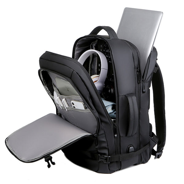 New Large Capacity Multifunctional Business Travel Water-Resistant Backpack Laptop Bag With USB Port