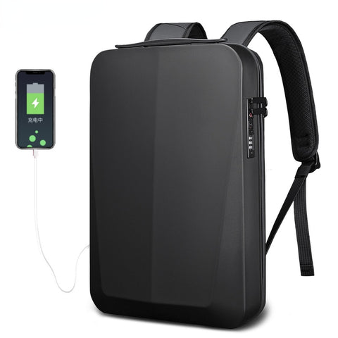 New 15.6 Inch Ultra Slim Hard Shell Anti-Theft Backpack Business Travel Laptop Bag With USB Port