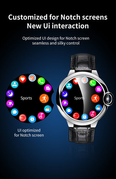 New Multifunctional Elegant Fitness Tracker Sport Smart Watch With HD Touchscreen For Android IOS