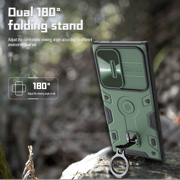 New Rugged Protective Ring Holder Kickstand Case Bumper For Samsung Galaxy S24 S23 Ultra