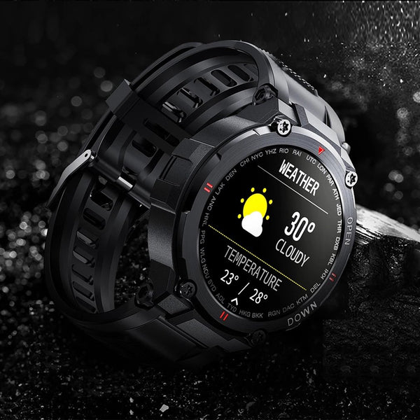 New Rugged Outdoor Sports Fitness Tracker Bluetooth Smart Watch For Android IOS