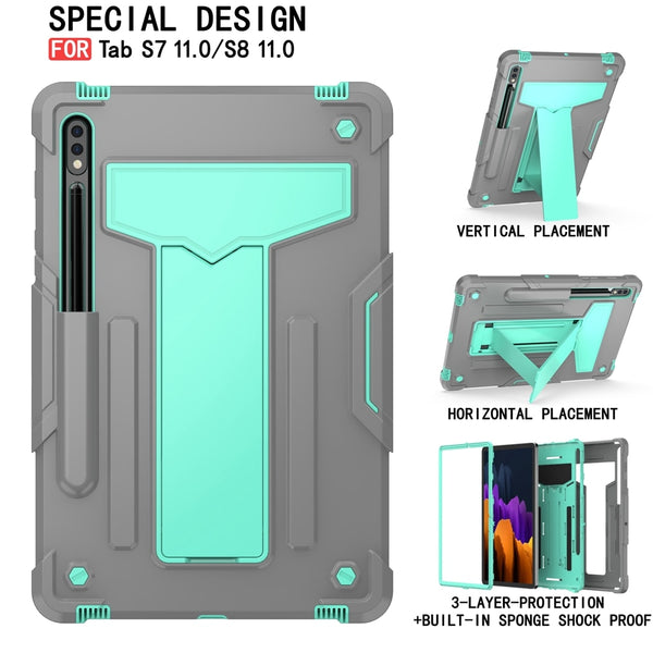 New Super Compact Shock-Resistant Cover Case With Kickstand For Samsung Galaxy Tab 8 Series