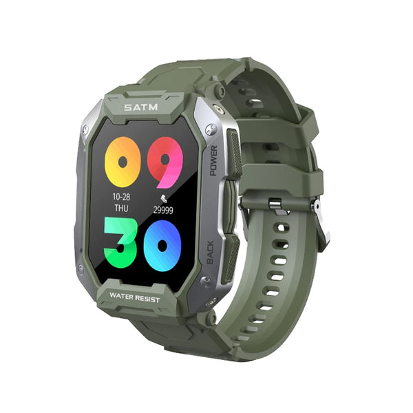 New Rugged IP68 Water-Resistant Fitness Tracker Outdoors Sports Smart Watch For Android IOS