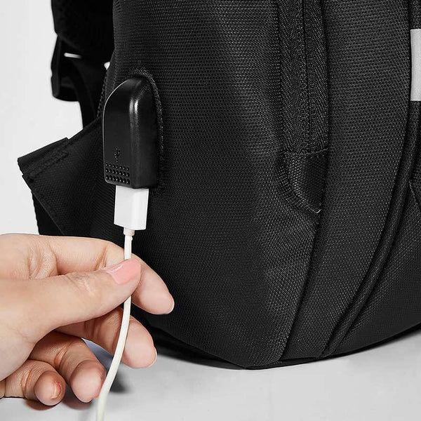 New 17 Inch Water-Resistant Backpack for Laptops and Travels with Battery Slot for USB Charging