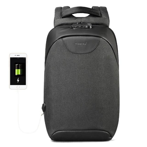 New Anti-Theft Laptop Soft-Handle Backpack USB Charging Smart Back Pack Bag for Travel Scool