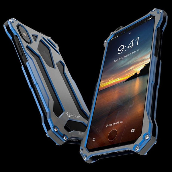 New Premium Ultra Slim Alloy Armor Shell Metal Aluminum Phone Case for iPhone 14 13 12 Pro Max Series
