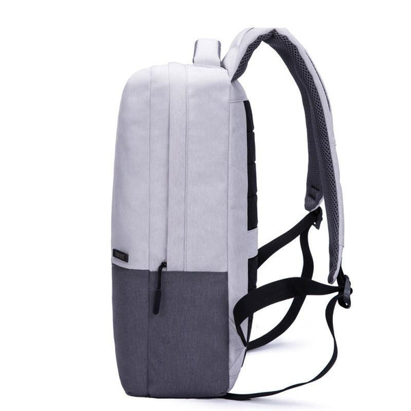 Ultra Light 16 Inch Laptop USB Anti-Theft Computer Unisex Canvas Backpack
