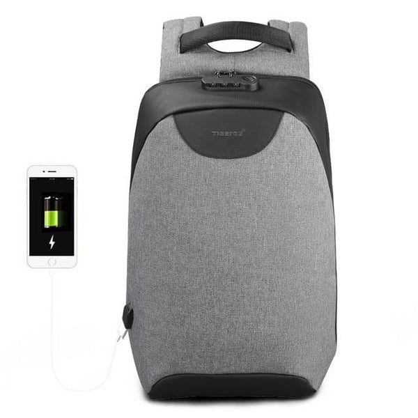 New Anti-Theft Laptop Soft-Handle Backpack USB Charging Smart Back Pack Bag for Travel Scool