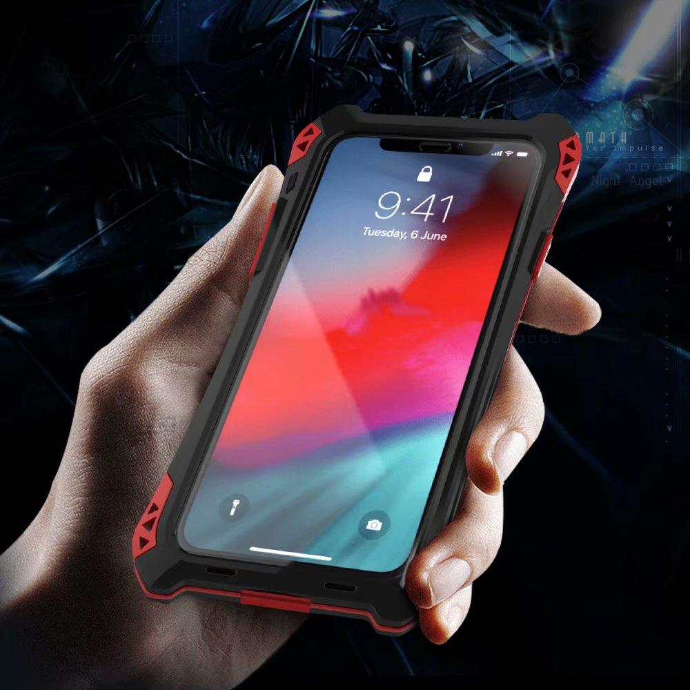 New Carbon Fiber Suited Outdoor Shockproof Alloy Case Cover for iPhone