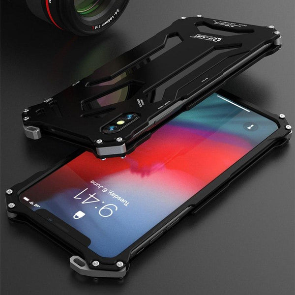 New Premium Ultra Slim Alloy Armor Shell Metal Aluminum Phone Case for iPhone 15 14 13 Pro Max Series