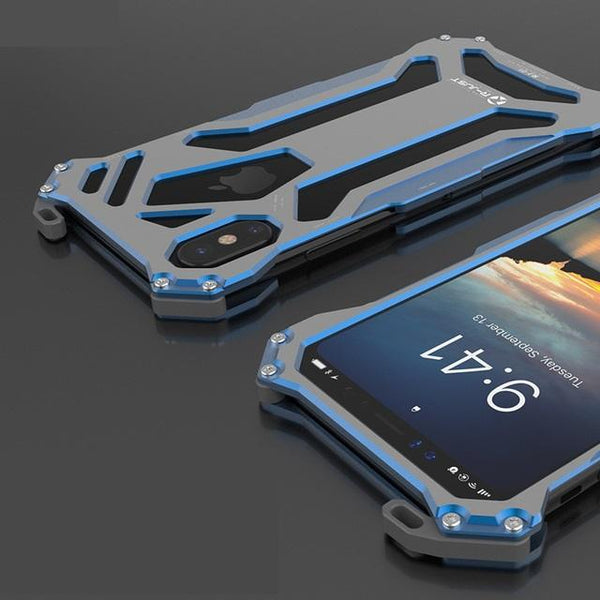 New Premium Ultra Slim Alloy Armor Shell Metal Aluminum Phone Case for iPhone 14 13 12 Pro Max Series