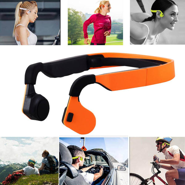 New Bone Conduction Wireless Bluetooth Stereo Headset Bluetooth Neck-Strap Hands-Free Earphone