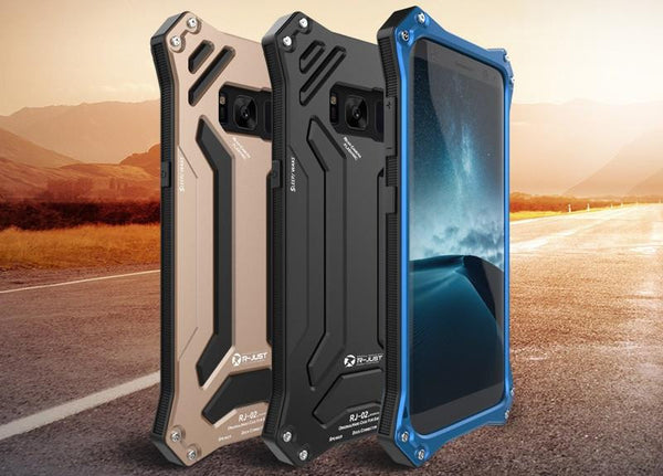 New Futuristic Style Aluminum Full Wrap Protective Metallic Case for iPhone 11 Pro Max Series.