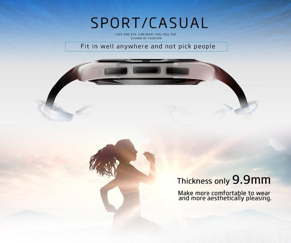 New Adventurer's Alloy Bluetooth Sport Smart Watch with Heart Rate Monitor Pedometer Fitness Tracker SMS Call Reminder.