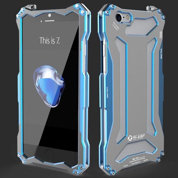 New Futuristic Style Luxury Space Aluminium Super Thin Full Armor Case For Apple iPhone 7 / 7 Plus.