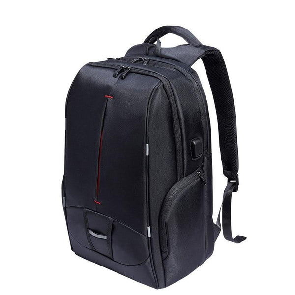 New 17 Inch Water-Resistant Collegiate Travel Work School Outdoors Backpack with Battery Slot for USB Charging