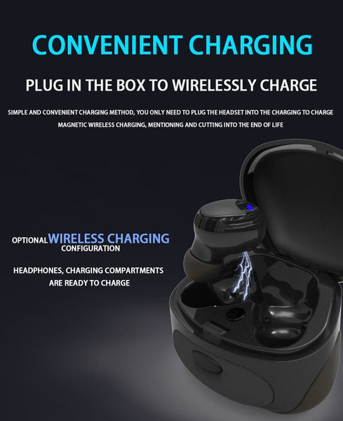 New True Wireless Bluetooth 5.0 Earbuds Earphone Twins In-Ear Headset With Mic & Charge Box