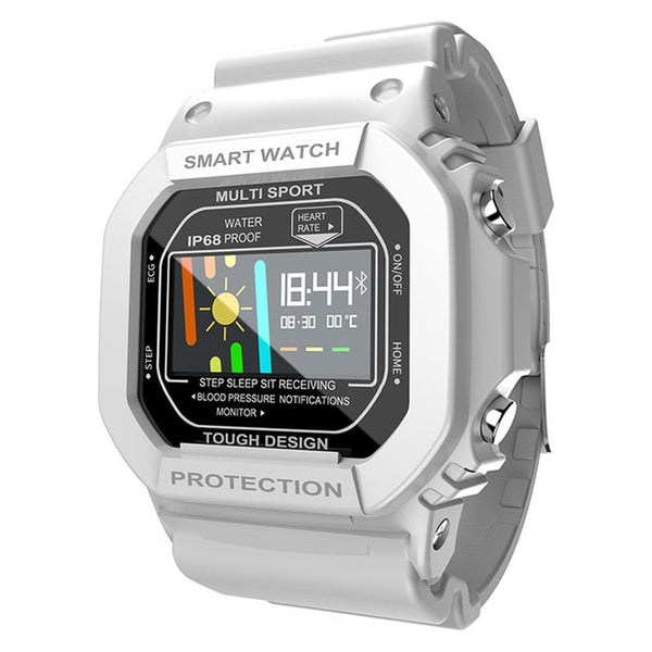New Bluetooth IP68 Waterproof Color Touch Screen Heart Rate Monitor Digital Smartwatch For Android iOS