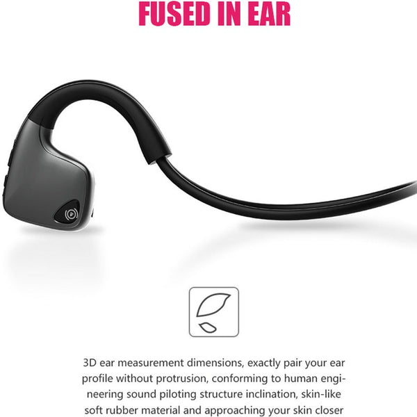 New Bone Conduction Bluetooth Sweatproof Noise Cancelling HD Stereo Wireless Headset Headphones For iPhone Samsung Xiaomi