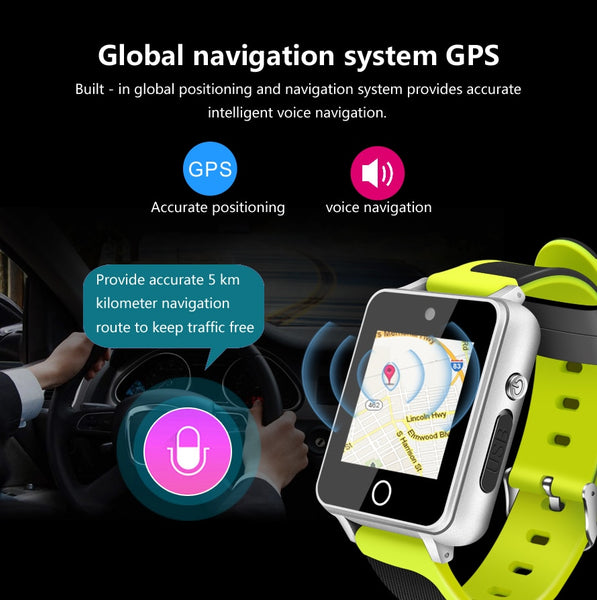 New Android 5.1 1GB+16GB Bluetooth GPS 3G WIFI Smartwatch Digital Wrist Watch For Android iPhone Gifts