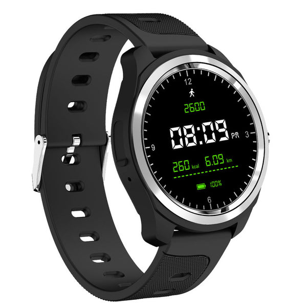 New Bluetooth Heart Rate Blood Pressure Voice Assistant Music Control Weather Forcast Fitness Sport Smartwatch