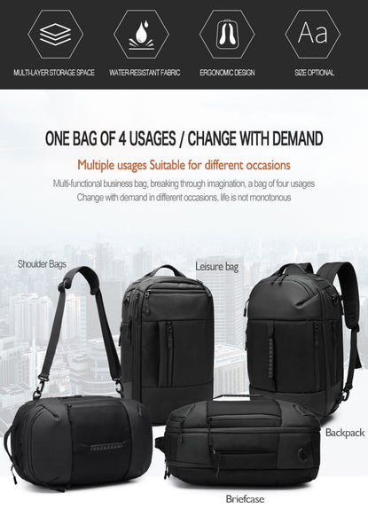 New Men's 15.6 Inch Laptop Casual School Hand Bag Multifunctional USB