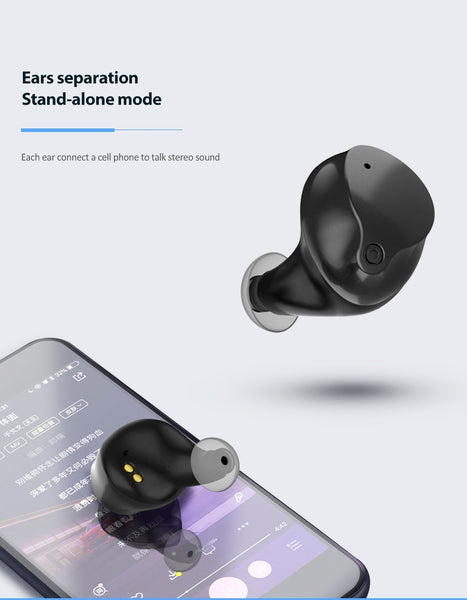 New Bluetooth 3D stereo Wireless Earphones Earbuds Headset With 3200mAh Charge Box Noise Cancelling