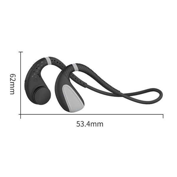 New Bone Conduction Bluetooth 5.0 Headset Stereo IPX 8 Waterproof Sports Swimming Running Hands Free Headphone Earbuds