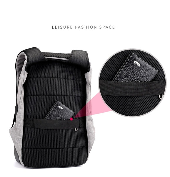 New High Capacity 17 Inch Laptop Business Multifunctional USB Charging Travel Bag School Backpack