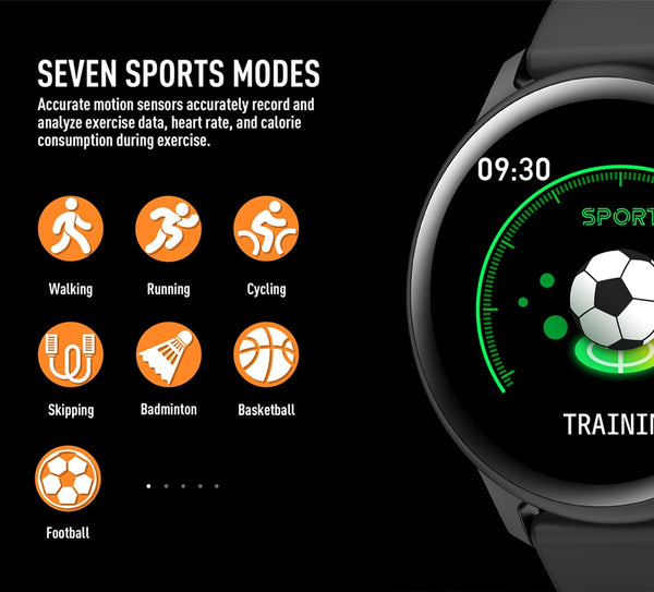 New IP67 Waterproof Multiple Sport Mode Heart Rate Fitness Tracker Weather Forecast Bluetooth Smartwatch