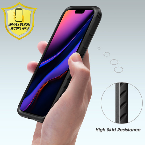 New Defender Anodized Aluminum TPU Clear PC Military Grade Metallic Protective Case For iPhone 11 Pro Max
