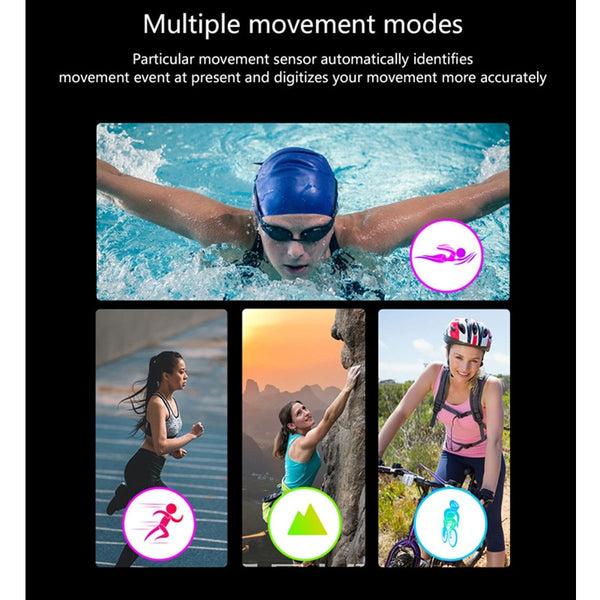 New Fitness Heart Rate Sleep Monitor Sport Bracelet Smartwatch For Ladies Women