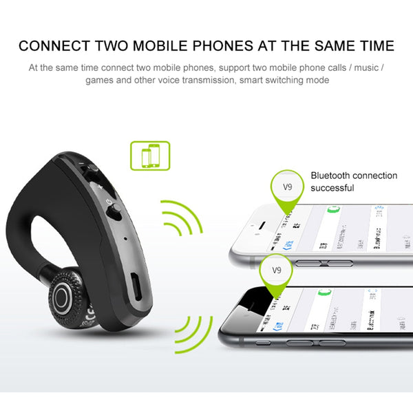 New Bluetooth 4.1 Headphone Headset With Microphone Hands-Free Call For Car Driver