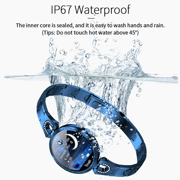 New Luxury Ladies IP67 Waterproof Heart Rate Fitness Tracker Bluetooth Fitness Tracker Bracelet