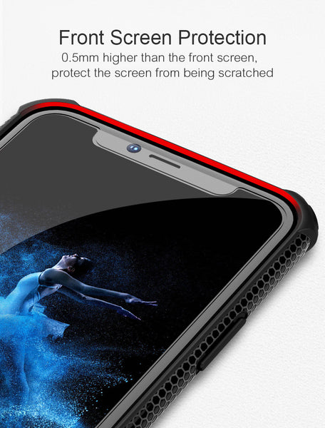 New Magnetic Ring Holder Shockproof Armor Clear Cover Case For iPhone 11 Pro Max X XS XR Series
